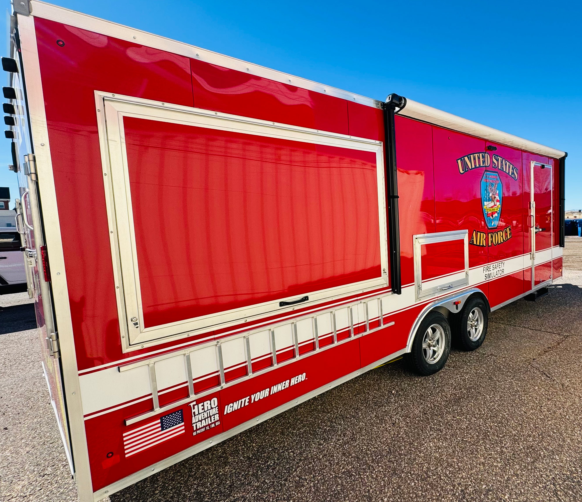 Idaho Fire Service Technology Simulator 5th Wheel Trailer - Passenger Side